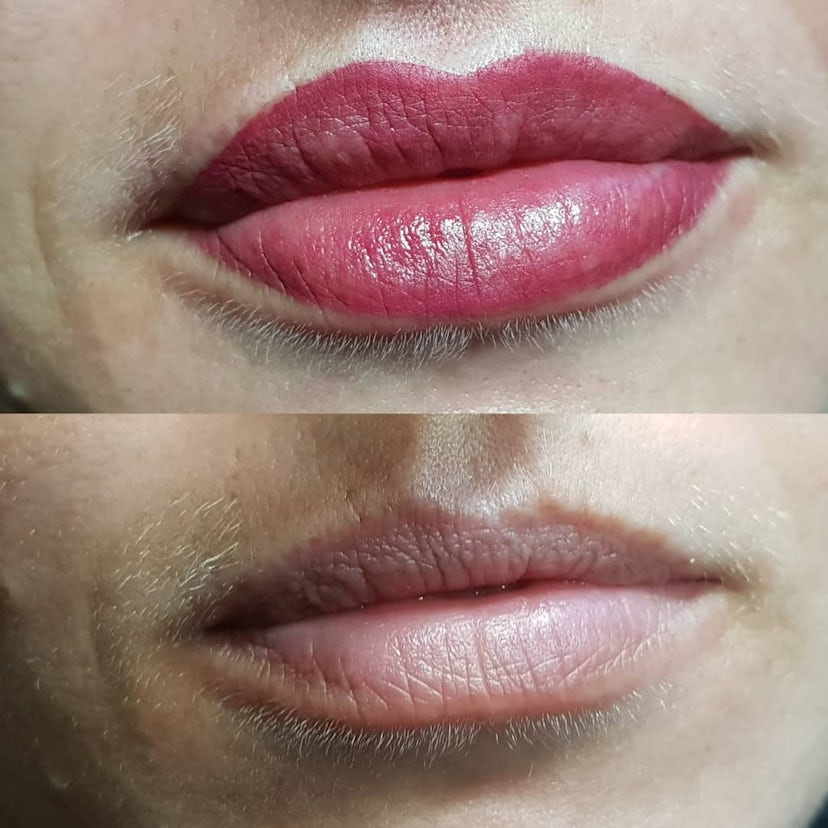 Permanent make-up lippen