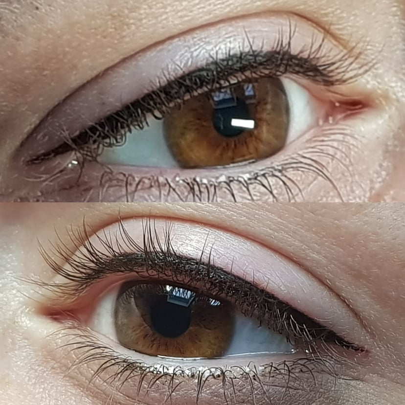 Permanent make-up oogschaduw