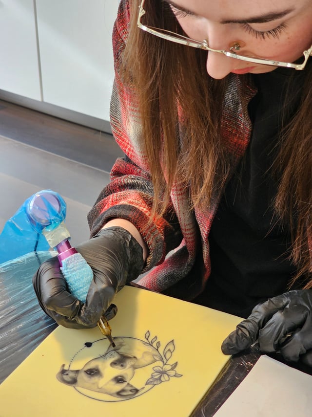 Leerling bij de 4e les